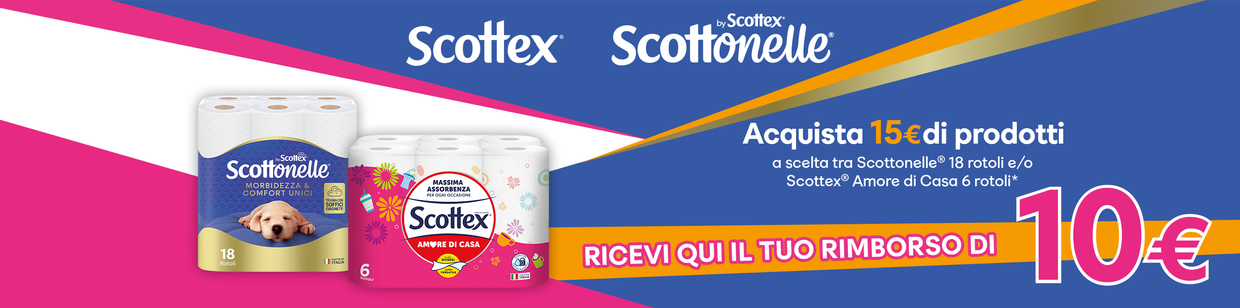 immagine desktop del concorso Cashback Scottex per Esselunga 2025