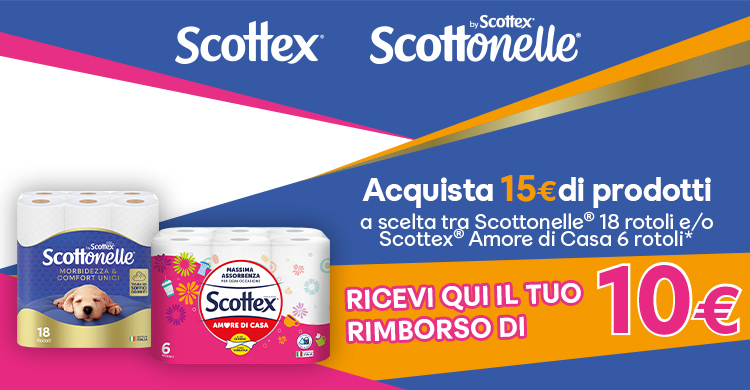 immagine smartphone del concorso Cashback Scottex per Esselunga 2025