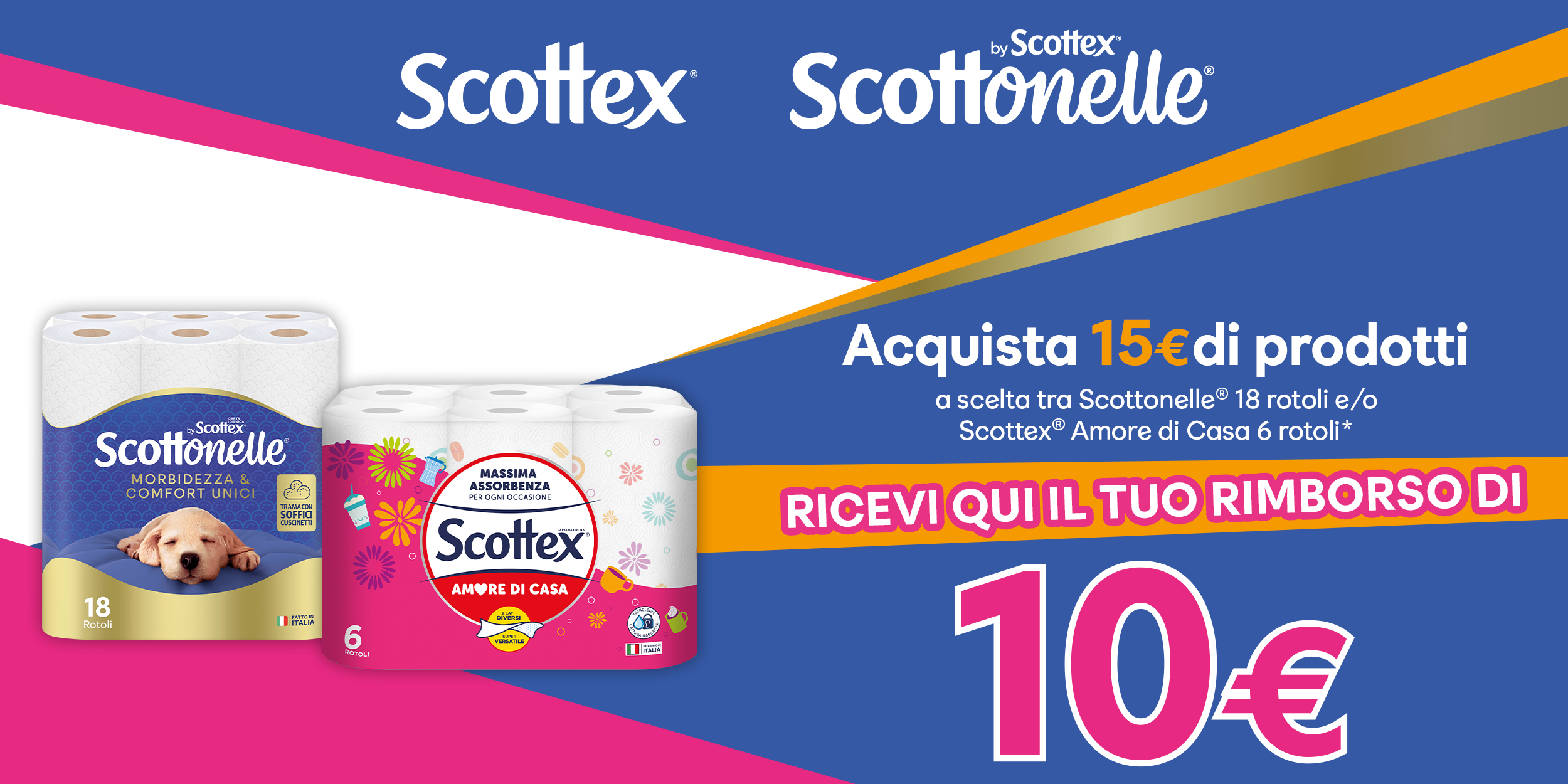 immagine desktop del concorso Cashback Scottex per Esselunga 2025