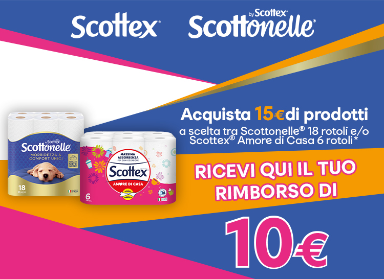 immagine smartphone del concorso Cashback Scottex per Esselunga 2025